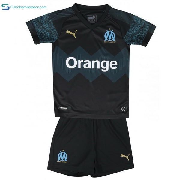 Camiseta Marsella 2ª Niños 2018/19 Negro